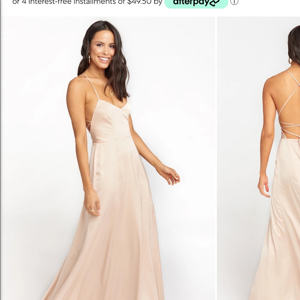 Show Me Your Mumu Bridesmaid Dinner Godshaw Goddess Gown